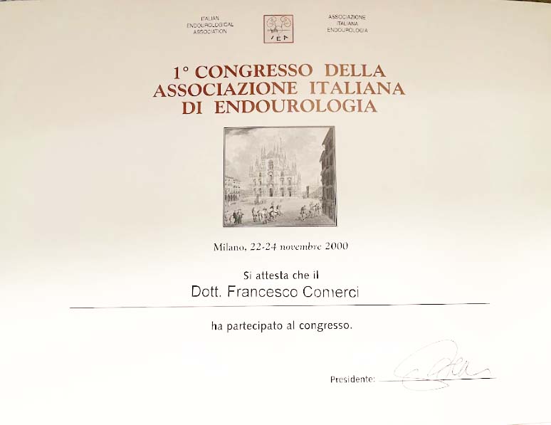1° Congresso della Ass. Italiana di Endourologia