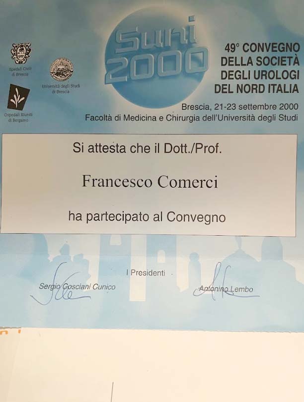 49° Covegno della Società degli urologi del Nord Italia