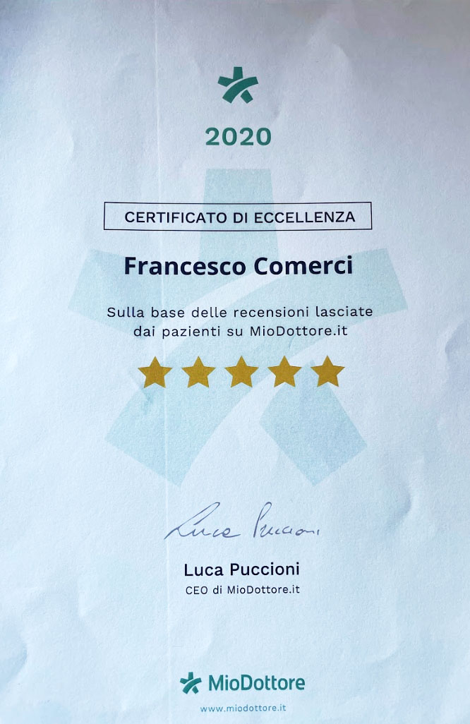 Certificato Di Eccellenza